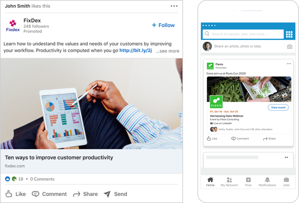 Single Image Ads Specifications | Advertise on LinkedIn