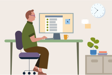 Illustration representing creating an outline to help you define your EVP