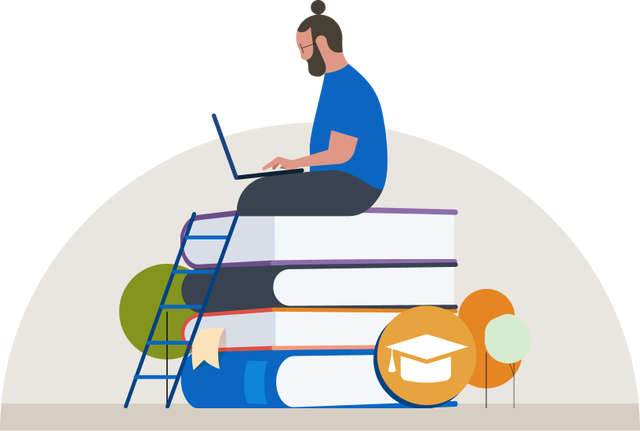 Illustration representing recommended courses