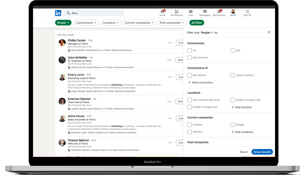 How to contact company employees on LinkedIn without coming across as spam