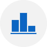 bar chart analytics icon