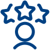 Icon representing supporting learning and development