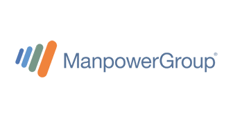 Logo of Manpower Group.