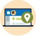 Icon representing adding your organization's location