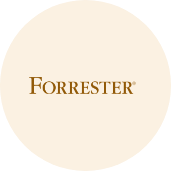 Logo of Forrester Research.