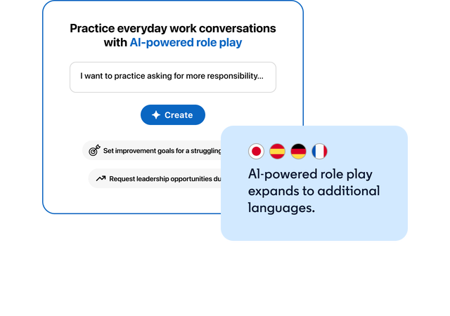 UI of AI-powered role play
