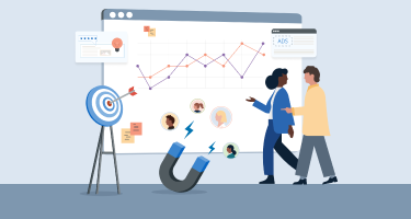 Illustration representing marketing personalization