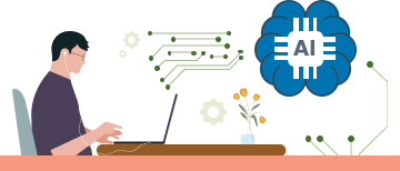 Illustration of AI tools
