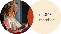 630+ Million Members