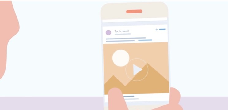 Simple example of a Video Ad on LinkedIn