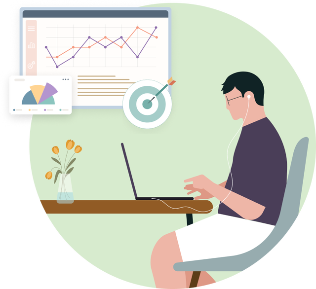 Illustration representing training goals