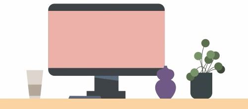illustration of a monitor showing class options