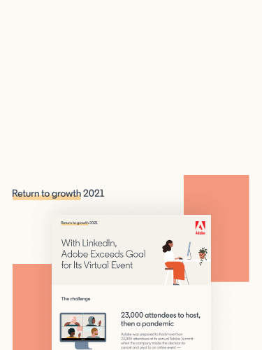How Adobe scaled a new type of event on LinkedIn
