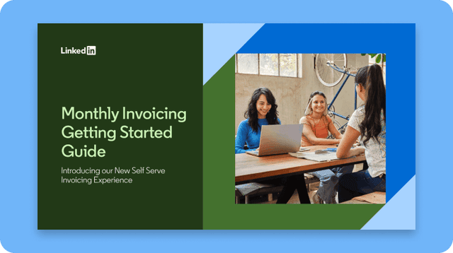 Monthly invoicing getting started guide banner