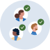 Icon representing gender neutral language