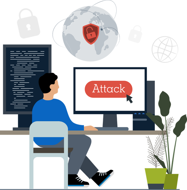 Illustration representing importance of penetration testing