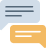 Message bubbles icon
