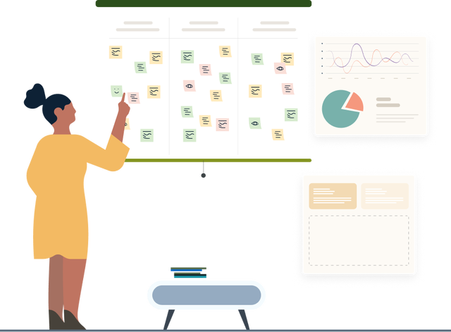 Illustration representing planning