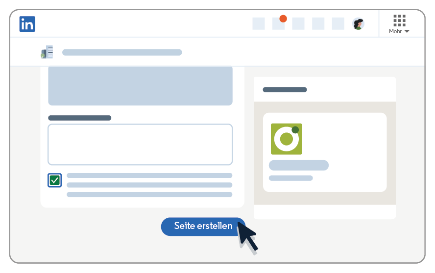 Image of LinkedIn interface representing step 5
