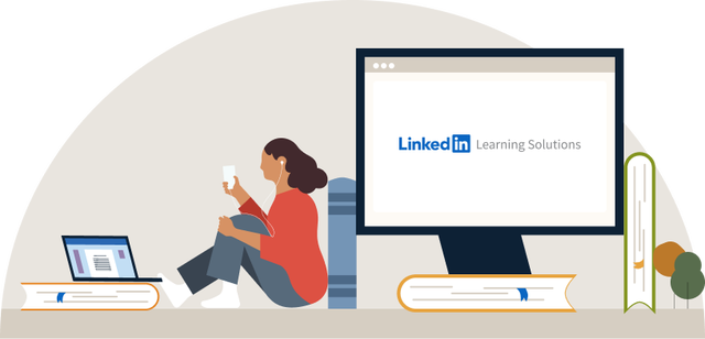 Illustration representing on-demand training