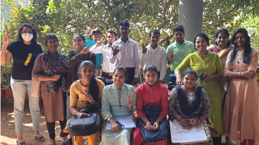 Image of large group of youths posing for group photo