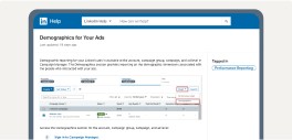 Screen showing how to see who's engaging with your content