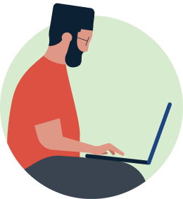 Illustration representing upskilling and reskilling