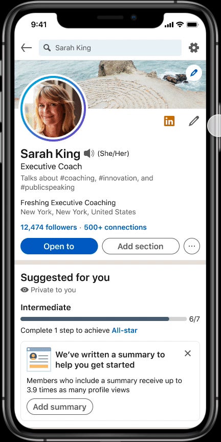 How to add a promotion on LinkedIn so both roles stack under one company