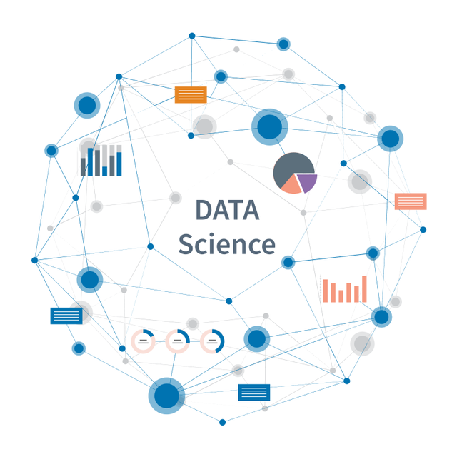 Illustration representing data science