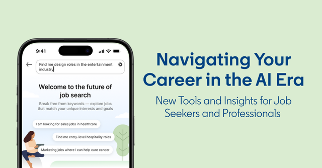 Image of mobile phone - Welcome to the future of job search