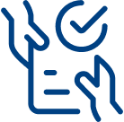 Icon representing supporting employee career development