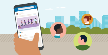 Illustration of encouraging your team to share