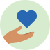 Icon representing highlighting your mission