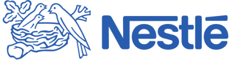 Nestlé wordmark with bird nest illustration