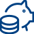 Pictogram voor geldbesparing