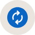 Icon representing reposting