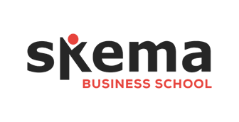 Logo of Skema Business School.