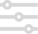 Minimalist horizontal slider control icon
