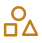 Icon of shapes