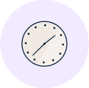 Icon representing a clock