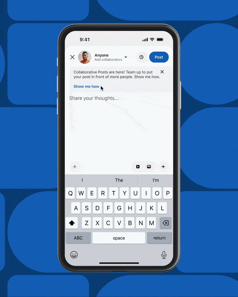 Bold text on LinkedIn