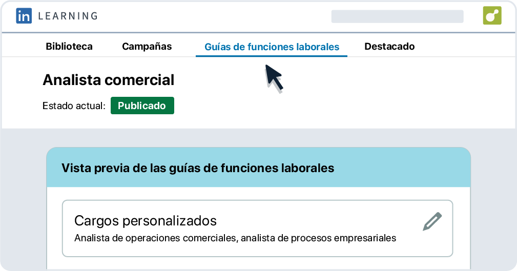 Un GIF animado con una persona mostrando su interés por un cargo interno en LinkedIn en su teléfono móvil.