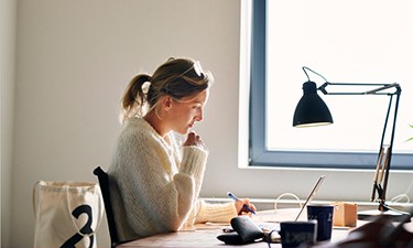 woman on laptop