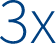 3x
