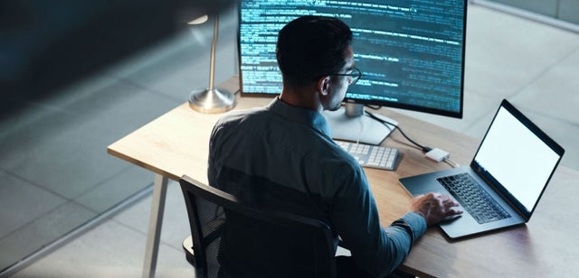 Image of a professional working