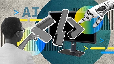Illustration of AI icons