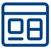 Icon of a website.