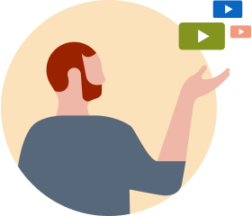 Illustration representing personalized content