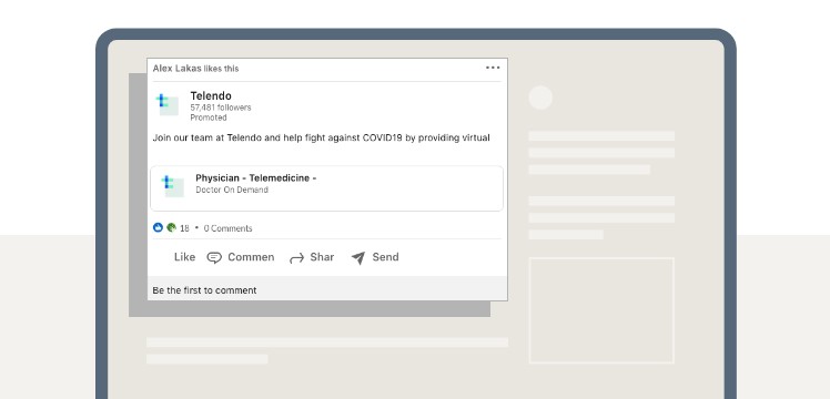 Image of single job ads screenshot
