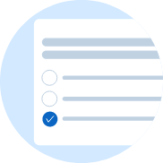 Icon representing a poll